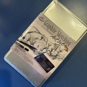 Royal &‎ Langnickel Graphite Sketch Sticks Pencils Drawing 12 pc Set Art New